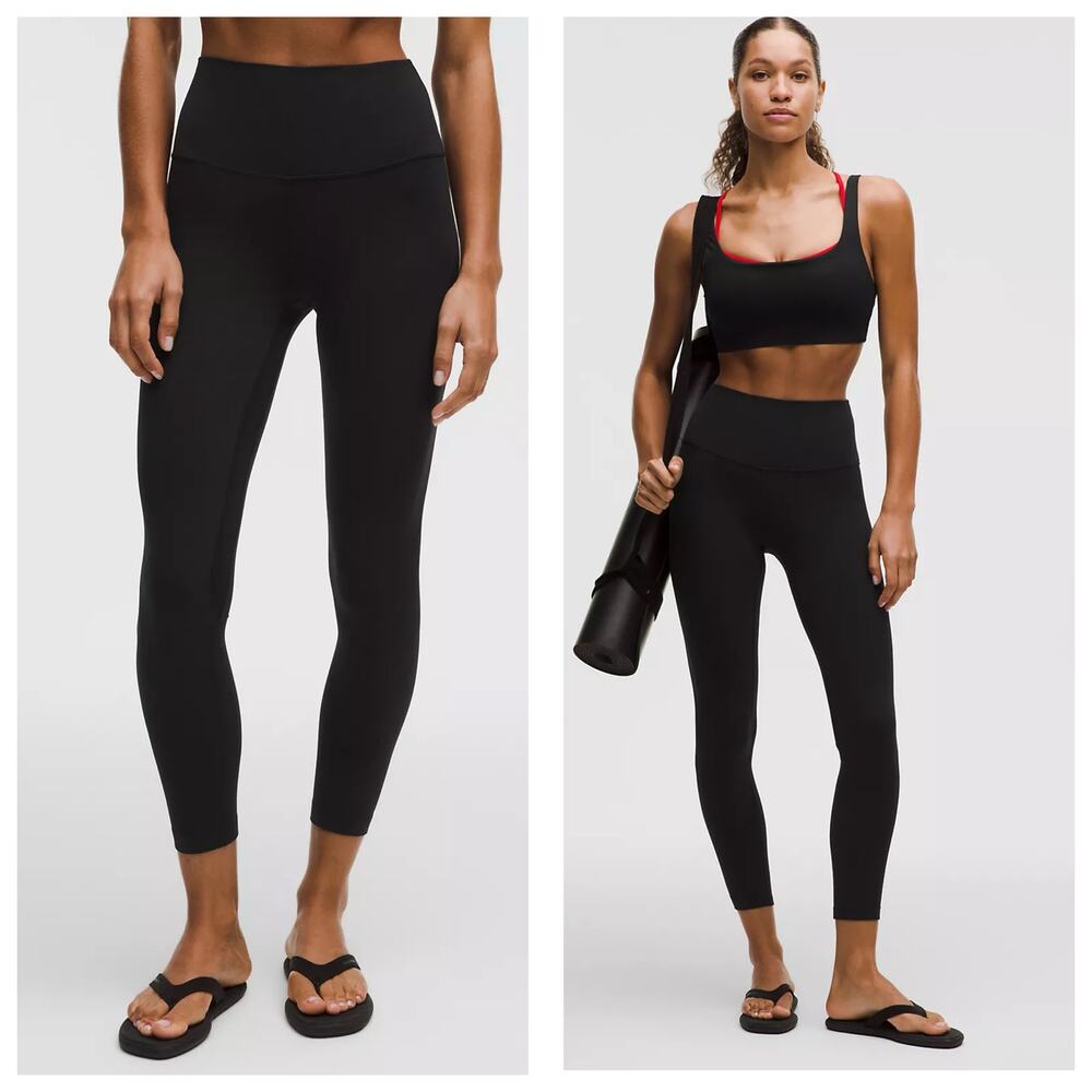 Lululemon Align High-Rise Pant 25” Size 8 Black Workout Leggings
